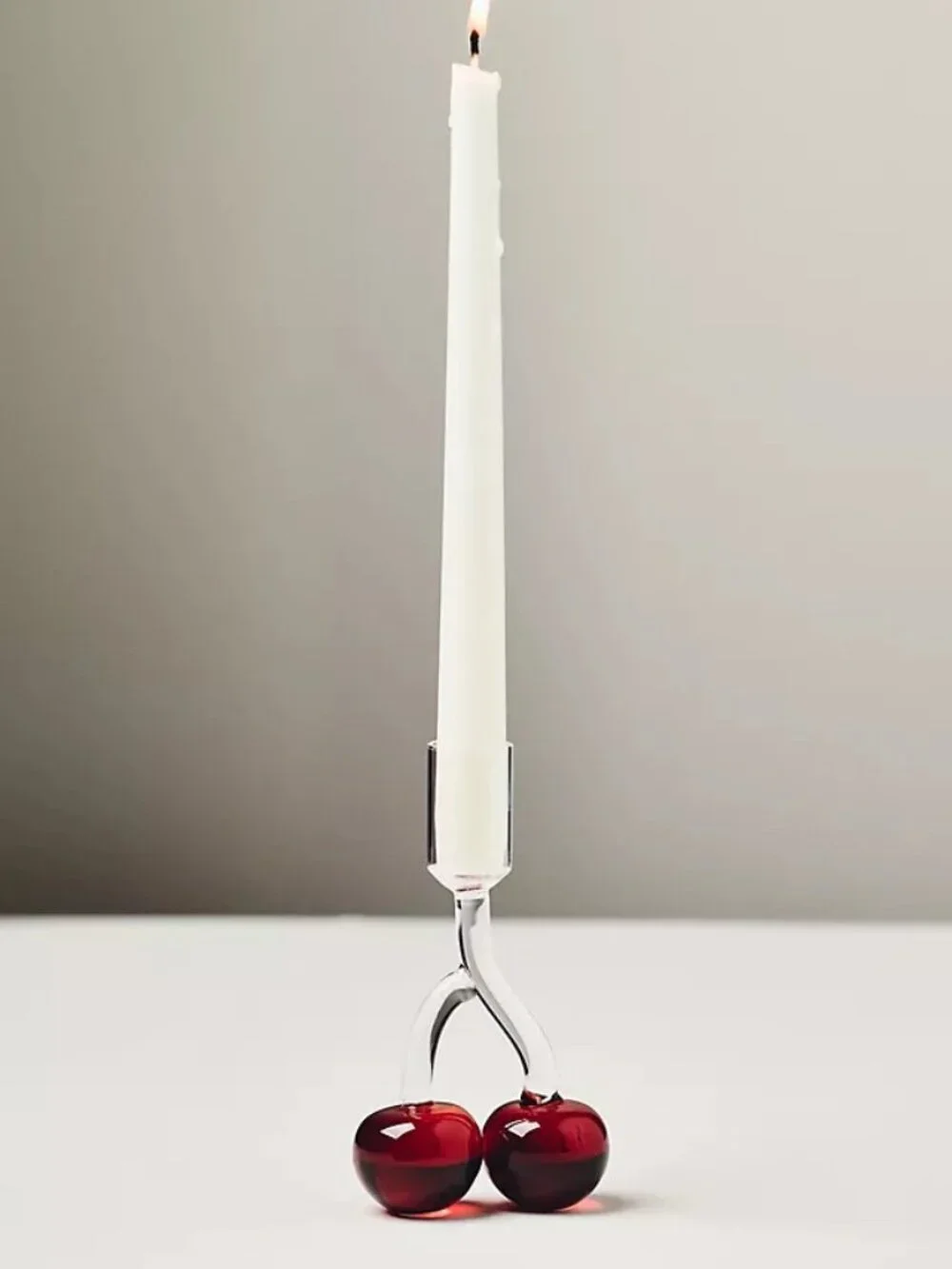 CeCi Cherry Candle Holders (Set of 2)